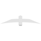 Ekena Millwork Bellingham Architectural Grade PVC Gable Bracket, 72"W x 15"H x 4"D x 6"F, 5/12 Pitch GBP072X15X0406BEL00 - alternate 3